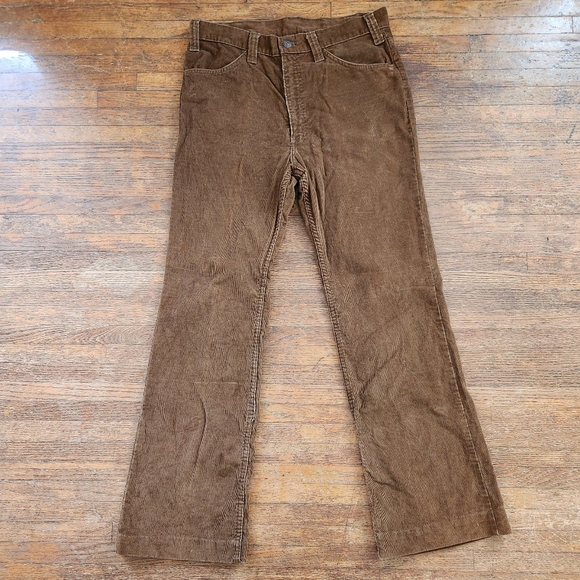VTG 1970s Levi's Jeans Bootcut/Bellbottom Corduroy Pants Made In USA